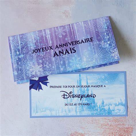 Carte à gratter Disney rose (visuel féerique)