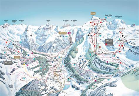 carte du domaine skiable Brunni Engelberg
