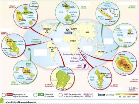 schéma cartes des i Points et repères marins