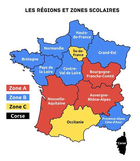 carte des zones d’influence gravitationnelle