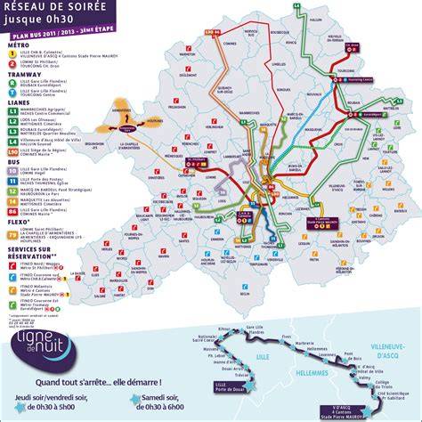 Carte des trajets bus vers Saint-Étienne
