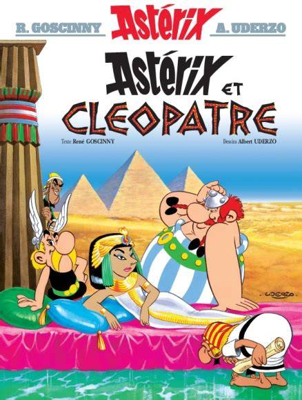 illustration de couverture Astérix Cléopâtre 1965