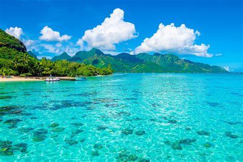 lagons et motus polynesiens (image informative)