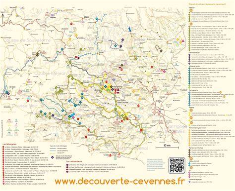 Carte des Cévennes et domaine Prat Peyrot