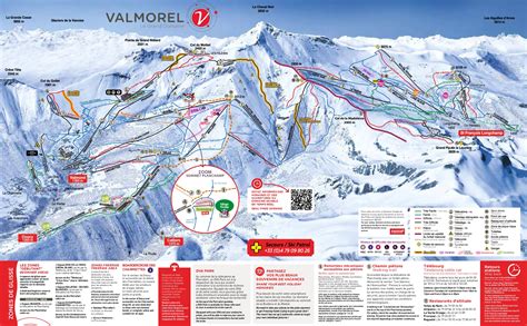plan du domaine skiable Valmorel et Grand Domaine