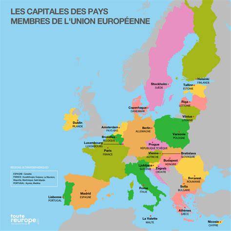 carte des capitales danubiennes et Tyrol