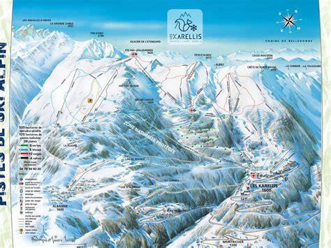 pistes Enfers et Côte des Agneaux Karellis