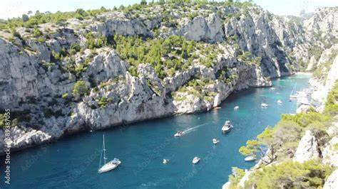 Vue panoramique calanques Marseille