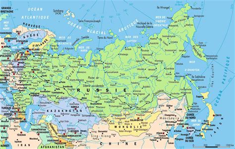 carte touristique Caraïbes Russie