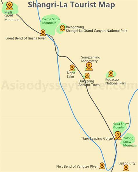 plan des attractions proches du Shangri-La Hostel Anjos