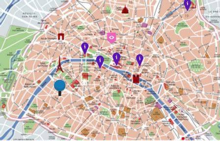 image carte interactive Paris orientation team