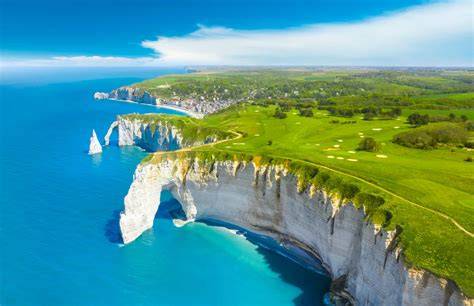 falaises d'etretat photo panorama