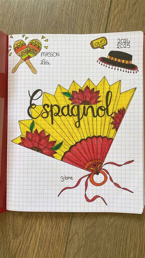 illustration couverture cahier vacances espagnol