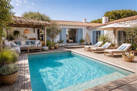 Gîte authentique cour et piscine