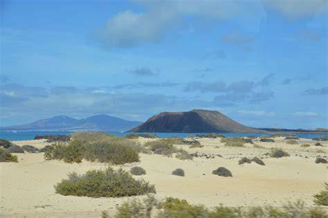 dunes de Corralejo et plage voisine