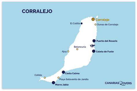 carte des environs Corralejo et Aloe Club