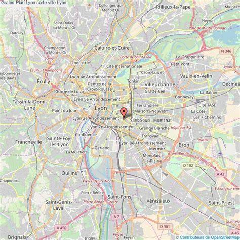carte itinéraire Annecy-Lyon et Lyon accès centre