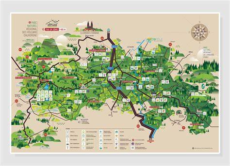 carte touristique haute résolution