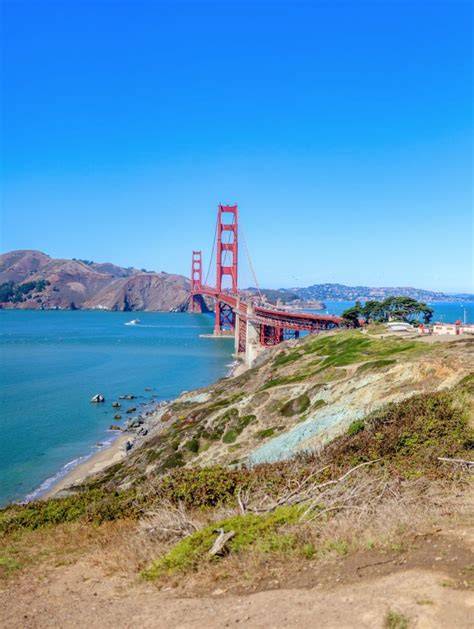 vues sur le Golden Gate et marins headlands