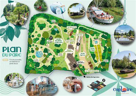 plan du parc et salle d’exposition