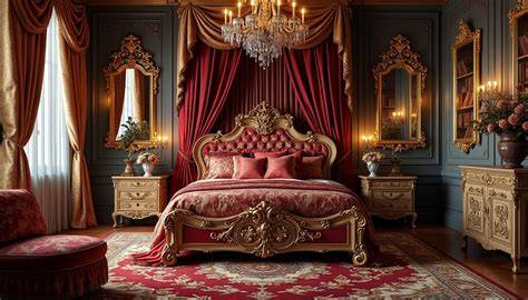 image de décoration baroque et chambres variées