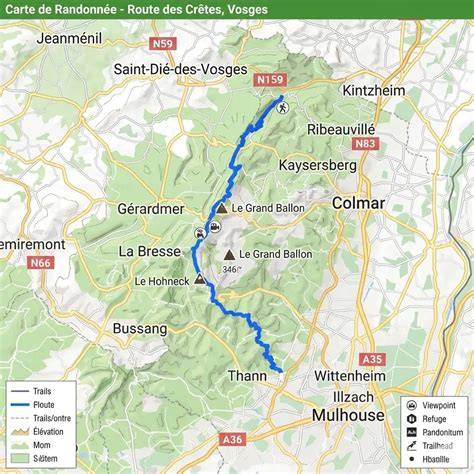 route des Crêtes Vosges panorama